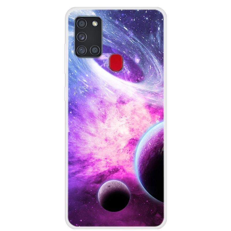 Space gélový kryt pre mobil Samsung Galaxy A21s - vzor 1