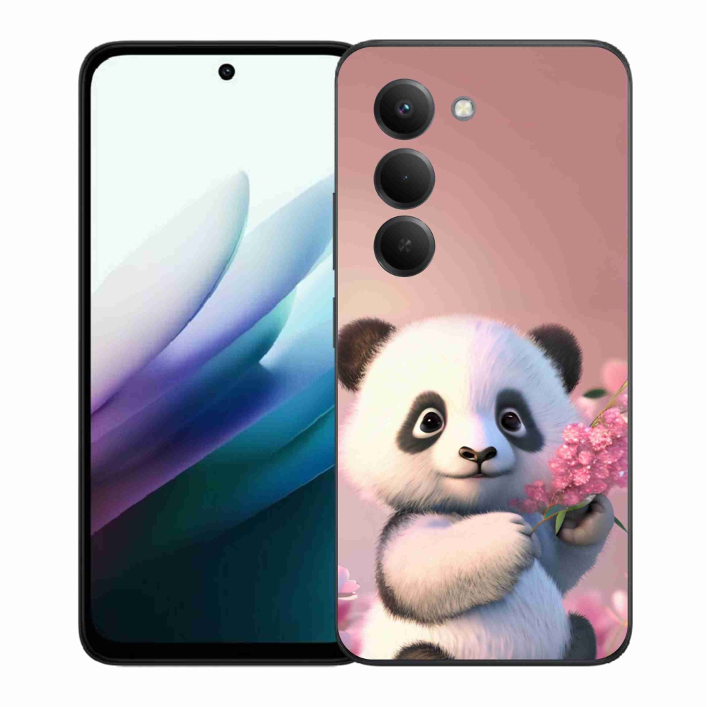 Gélový kryt mmCase na Xiaomi Redmi 15 4G/5G (171mm) - roztomilá panda
