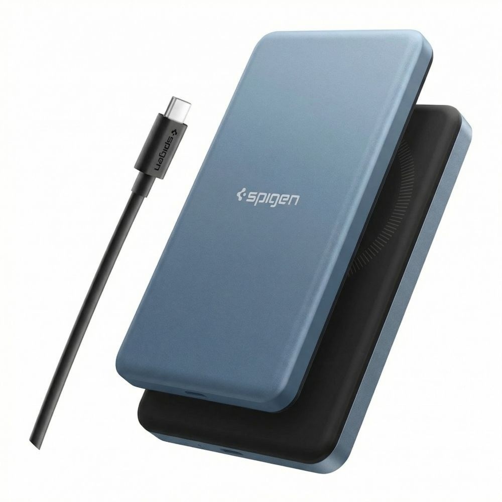 Spigen EA2205MQ MagSafe powerbanka 5000 mAh 22,5 W Qi2 - modrá