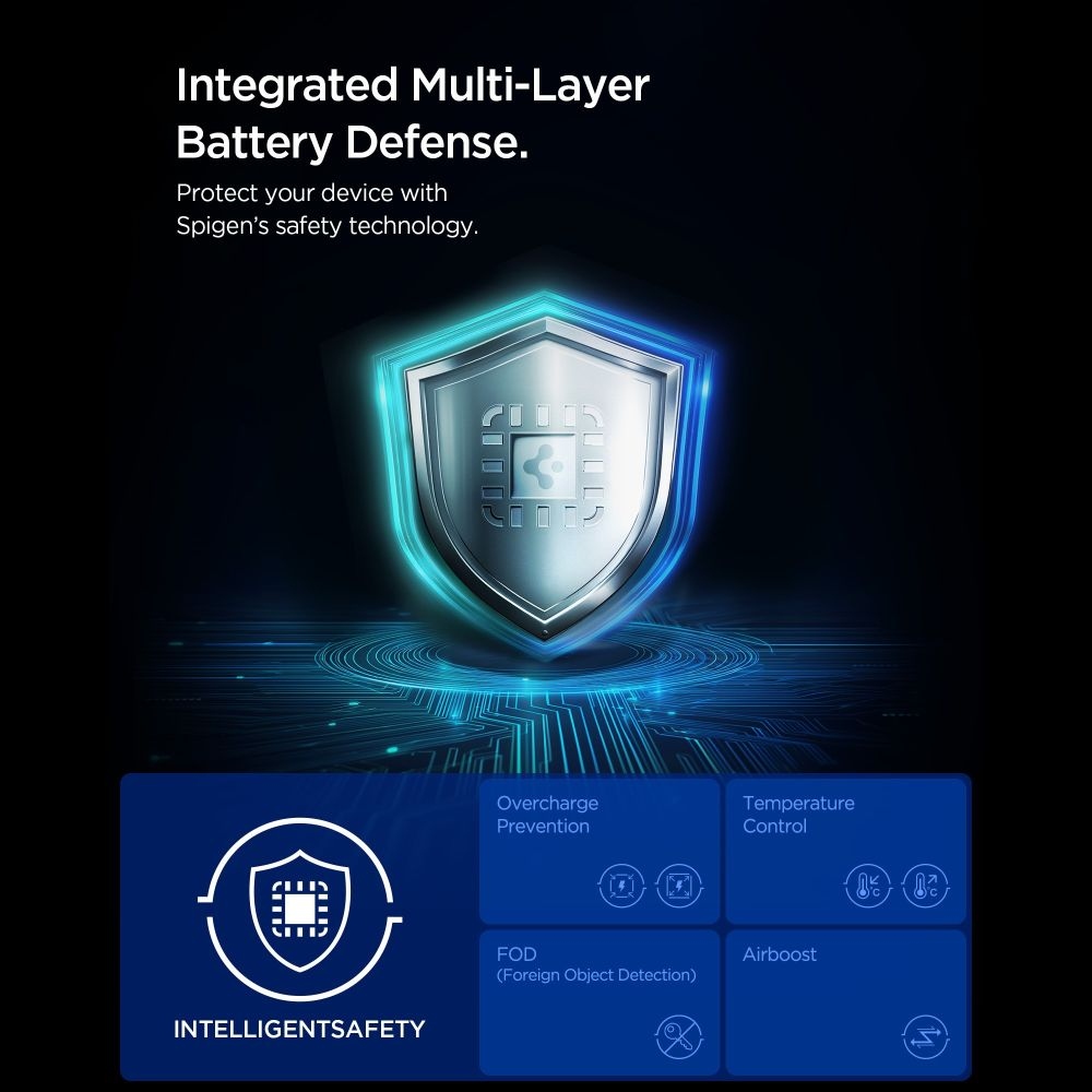 Spigen EV15MAQ magnetický držiak do ventilácie s MagSafe 15W Qi2 - čierny