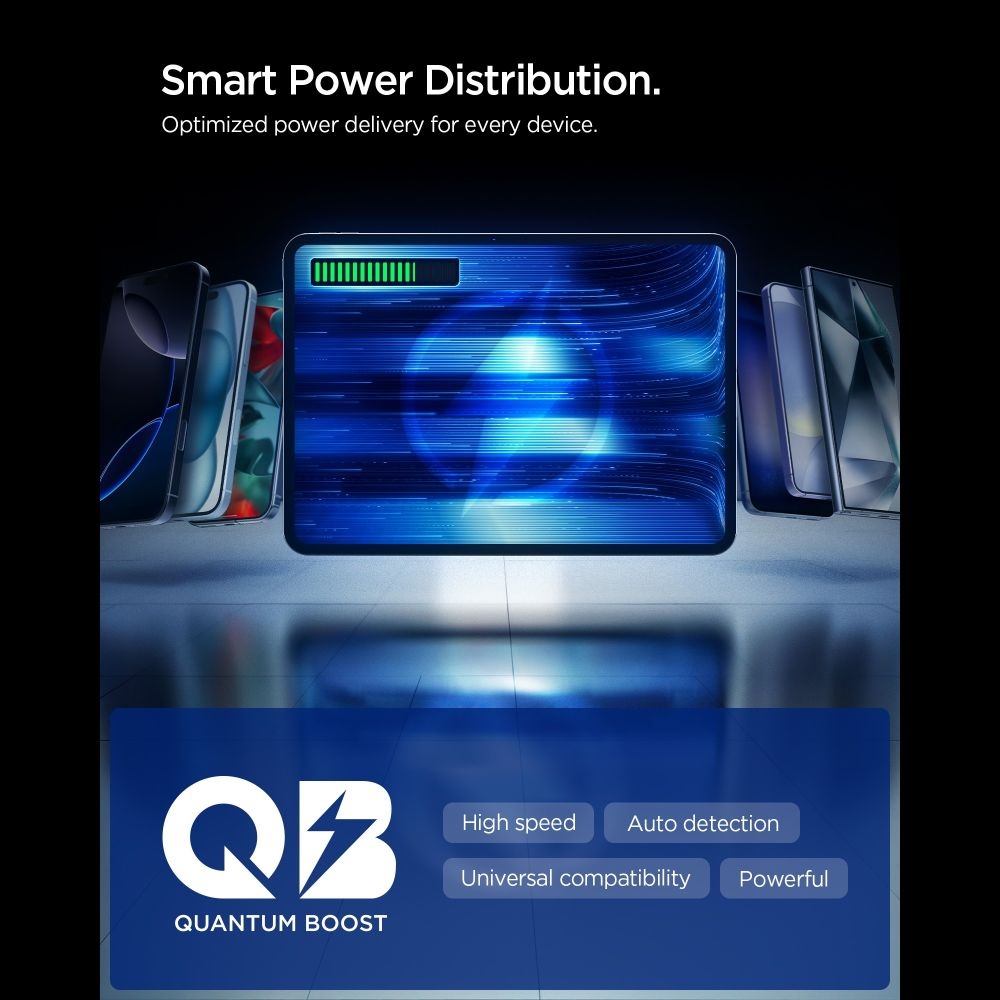 Spigen EV603BT autonabíjačka 60W USB-C a USB-A - čierna