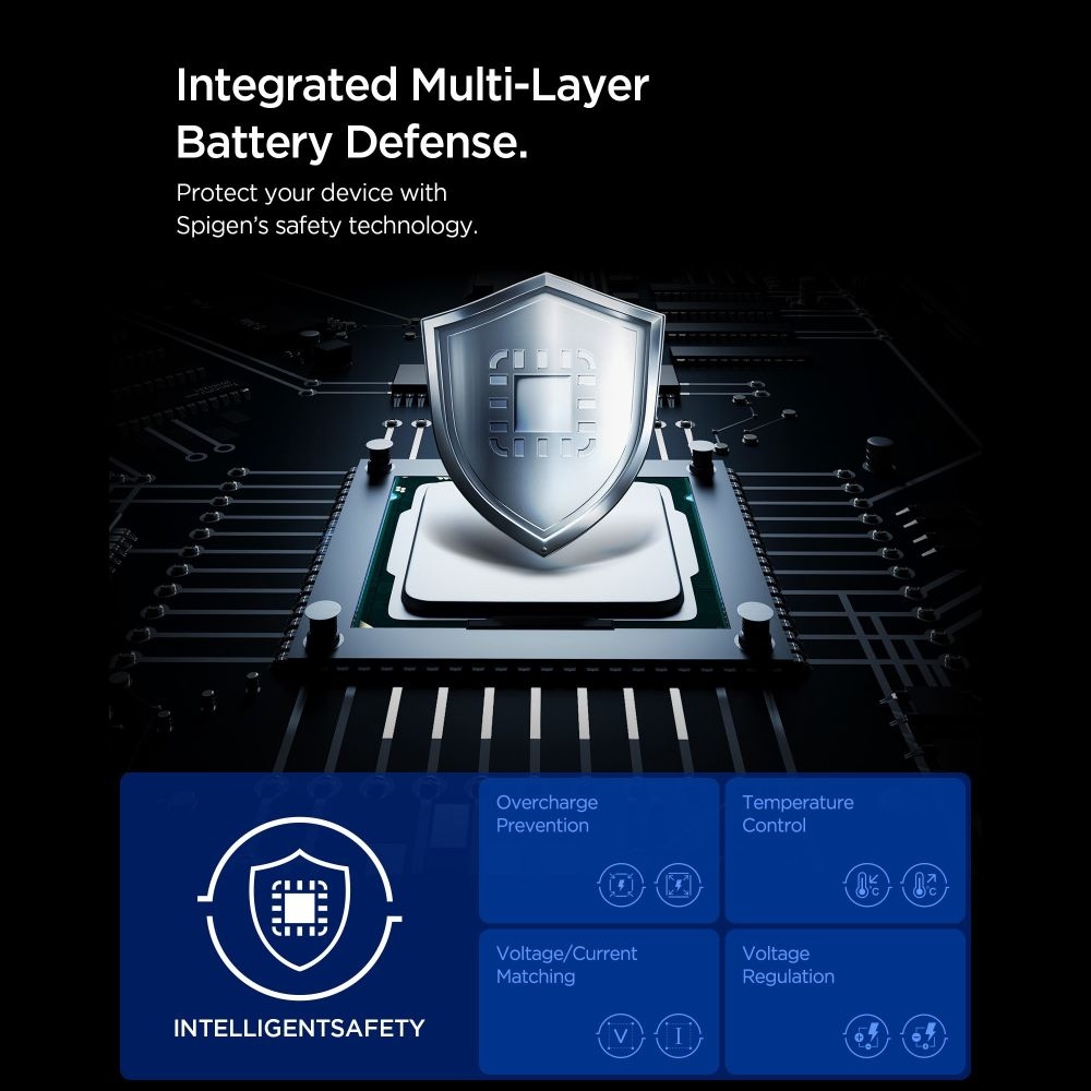 Spigen EV603BT autonabíjačka 60W USB-C a USB-A - čierna