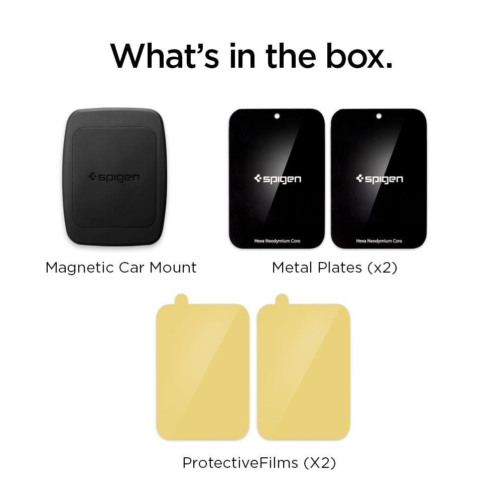 Spigen H12 magnetický držiak do ventilácie do auta čierny