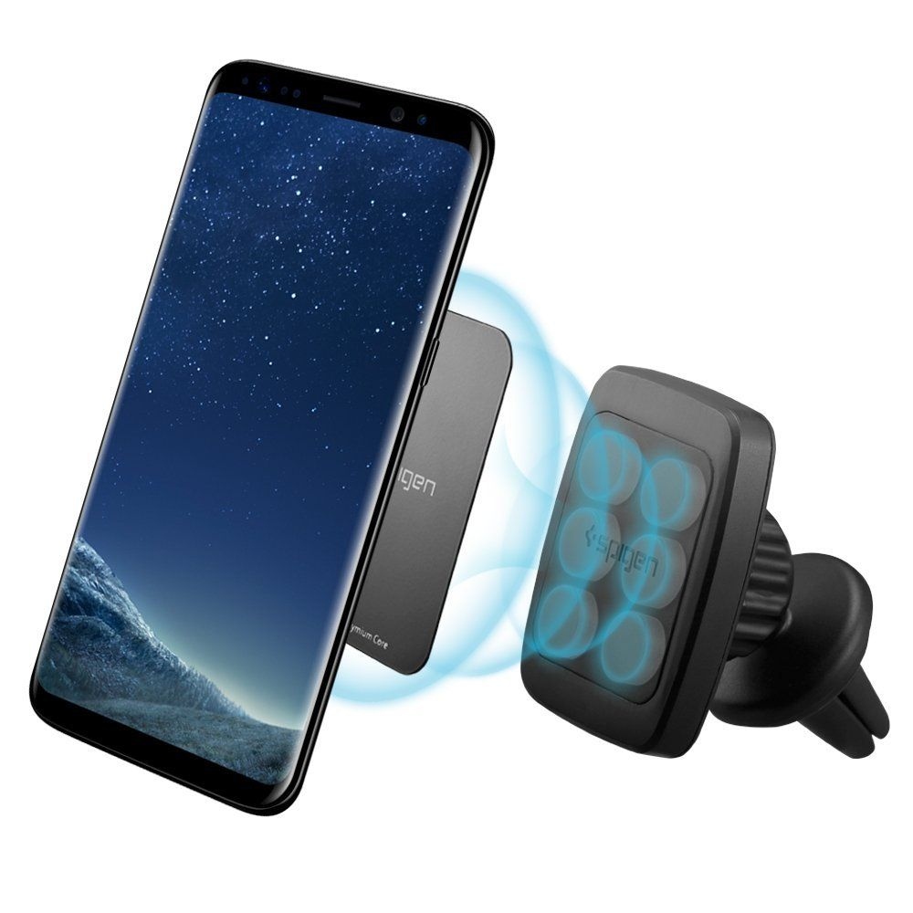 Spigen H12 magnetický držiak do ventilácie do auta čierny