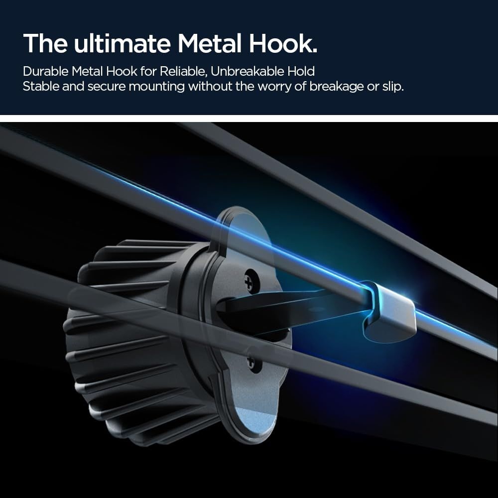 Spigen MFT13 magnetický držiak MagSafe do auta na palubnú dosku aj ventiláciu - čierny