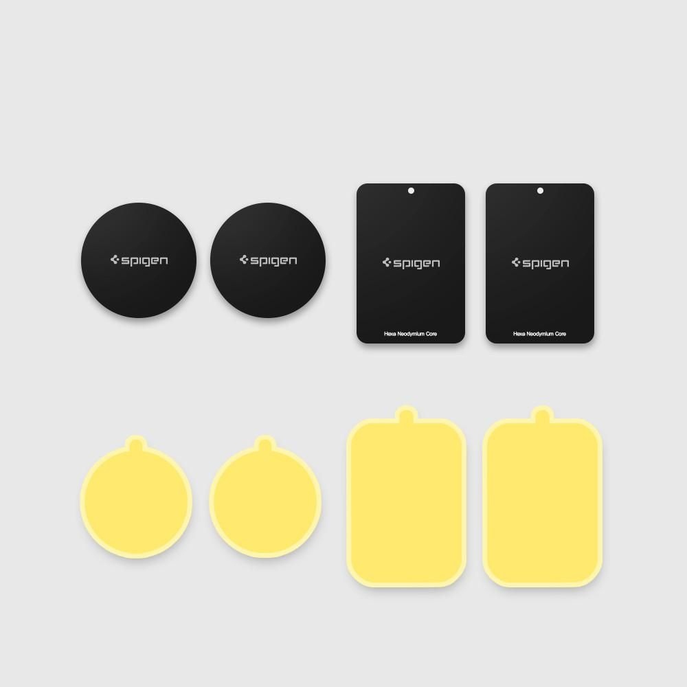 Spigen MP-4P kovové doštičky pre magnetický držiak - 4 ks