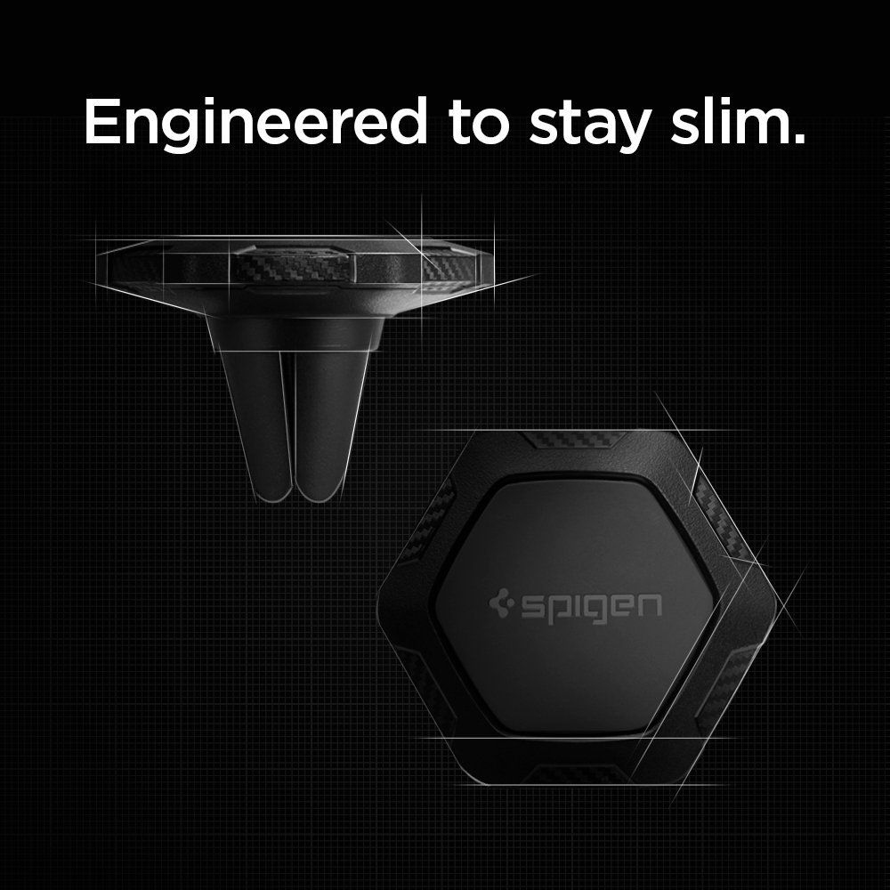 Spigen QS11 magnetický držiak do ventilácie - čierny