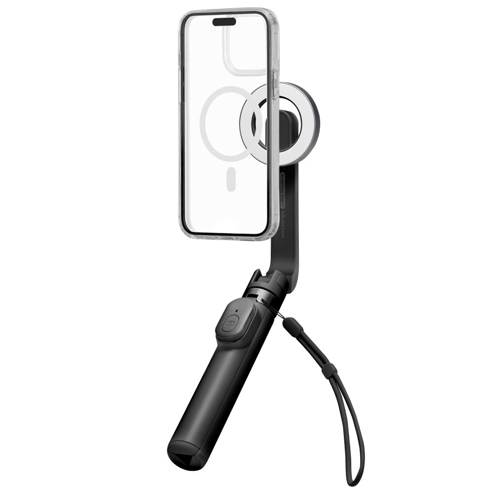 Spigen S571W MagSafe Bluetooth selfie tyč s trojnožkou - čierna