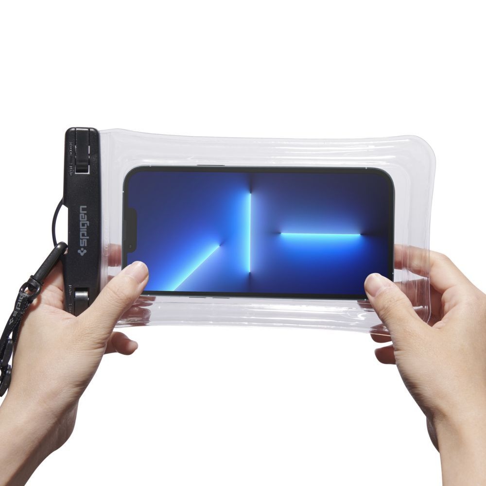 Spigen vodotesné floating univerzálne púzdro A610 - priehľadné