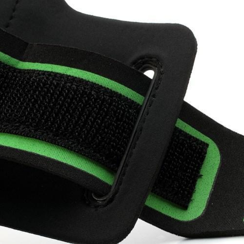 Sports Gym puzdro na ruku pre veľkosť mobilu až 140 x 70 mm -  zelené