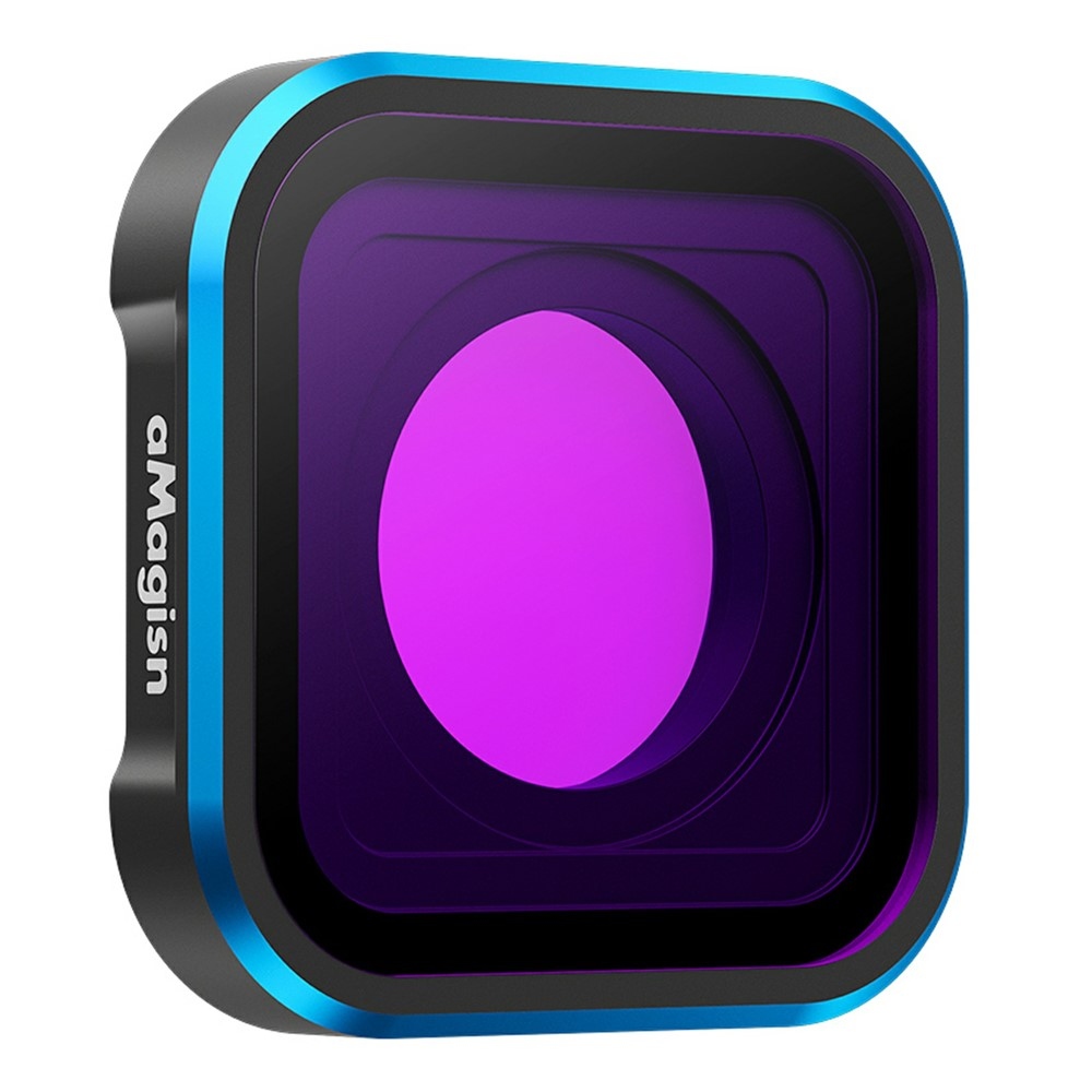 AMAGISN potápačský filter pre GoPro Hero 13/12/11/11 Mini/10/9 - fialový