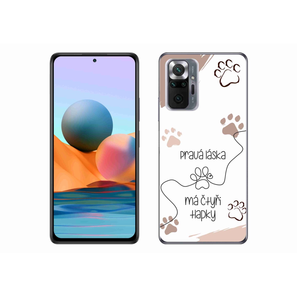 Gélový kryt mmCase na Xiaomi Redmi Note 10 Pro - psí motív 1 biele pozadie