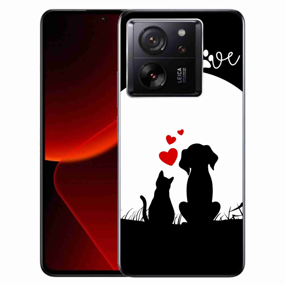 Gélový obal mmCase na Xiaomi 13T/13T Pro - zvieracia láska