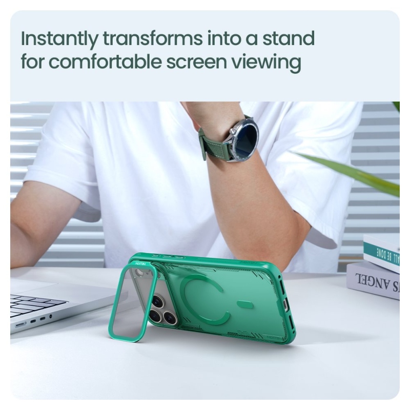 Nillkin Iceblade Prop Magnetický kryt pre Apple iPhone 17 Pro Max Dark Night Black