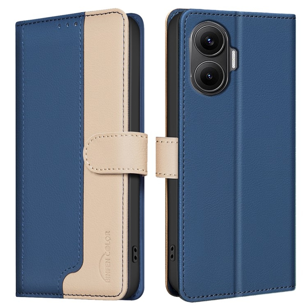 BNF DUO knižkové púzdro na Xiaomi Poco F7 5G - modré