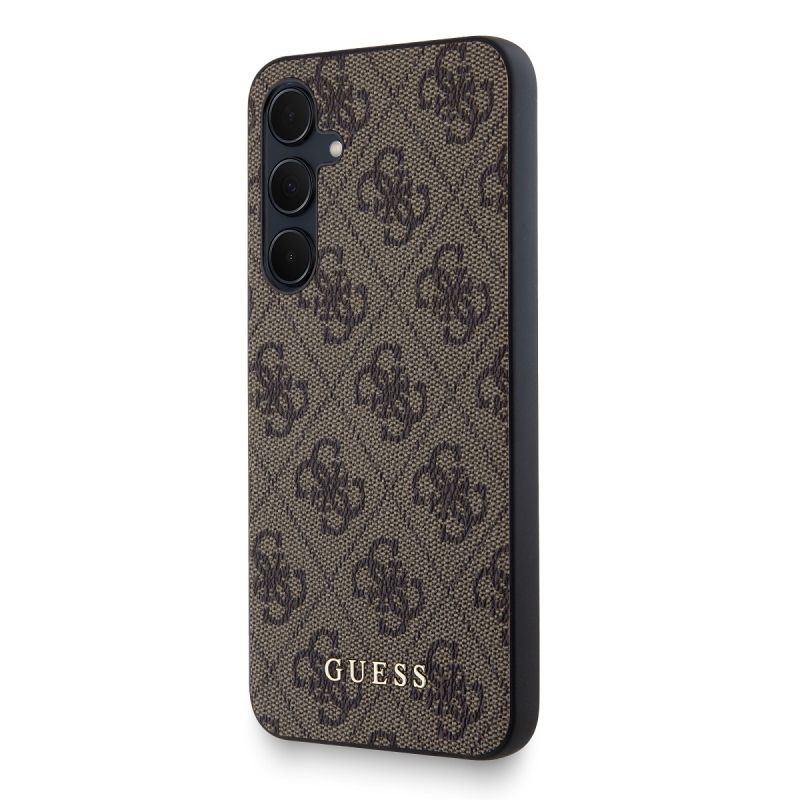 Guess 4G Zadný Kryt pre Samsung Galaxy A35 5G Brown