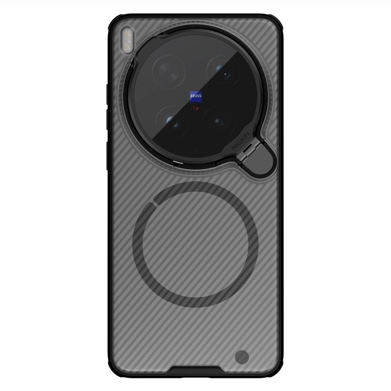 Nillkin CamShield Prop Magnetic zadný kryt pre Vivo X300 Ultra, priehľadný, čierny