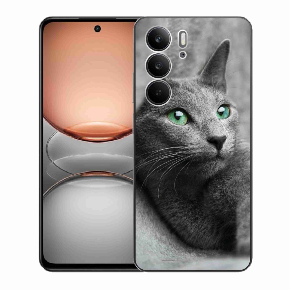 Gélový kryt mmCase na Realme C75 - mačka 2