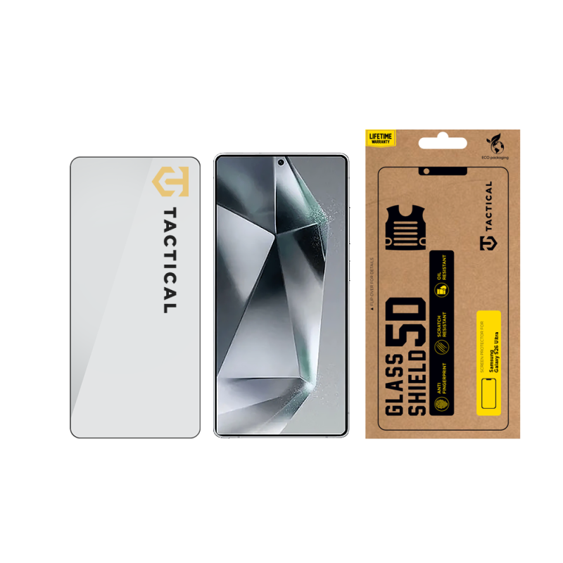 Taktický sklenený štít 5D sklo pre Samsung Galaxy S26 Ultra Black