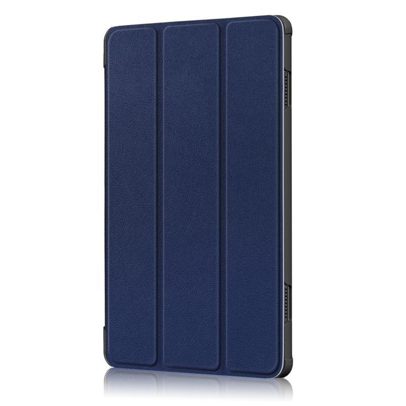 Stand polohovateľné PU kožené puzdro na tablet Lenovo Tab M10 - modré