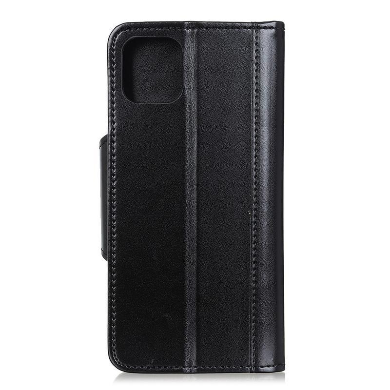 Stand PU kožené peněženkové puzdro na mobil iPhone 12 Pro Max 6,7 