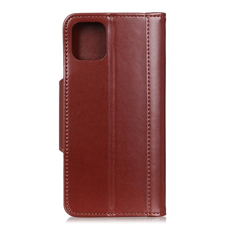 Stand PU kožené peněženkové puzdro na mobil iPhone 12 Pro Max 6,7 