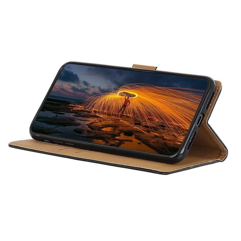 Stand PU kožené peněženkové puzdro na mobil Xiaomi Mi 10T 5G / 10T Pro 5G - čierne