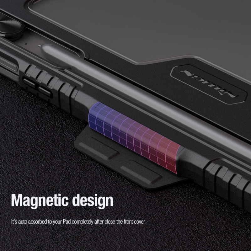 Nillkin Bumper PRO Protective Stand Case Multi-angle pre Samsung Galaxy Tab S9 FE+ Black