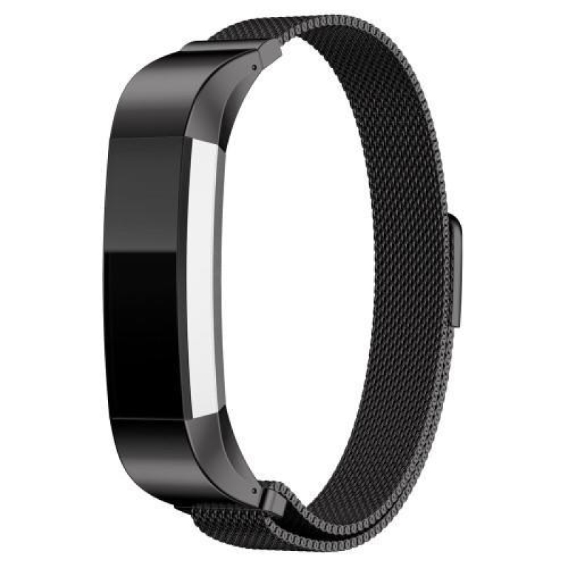 Steel remienok z nerezovej ocele na Fitbit Alta Mesh - čierny