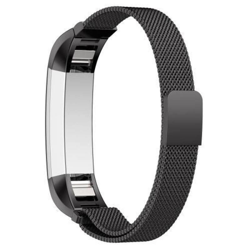 Steel remienok z nerezovej ocele na Fitbit Alta Mesh - čierny