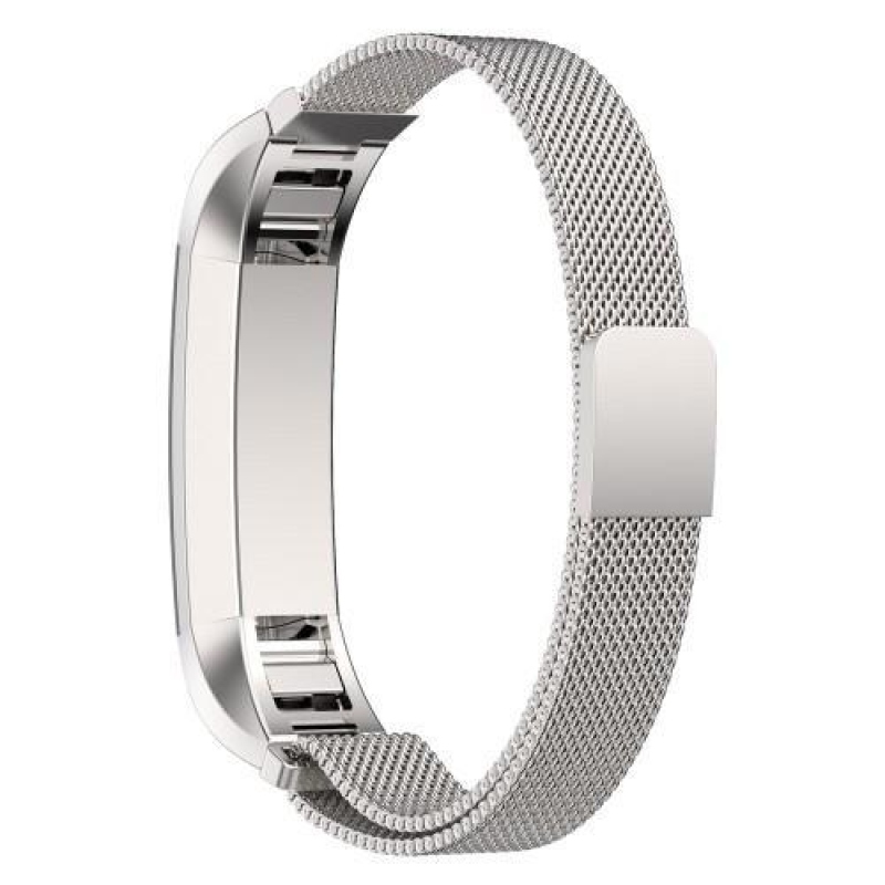 Steel remienok z nerezovej ocele na Fitbit Alta Mesh - strieborný