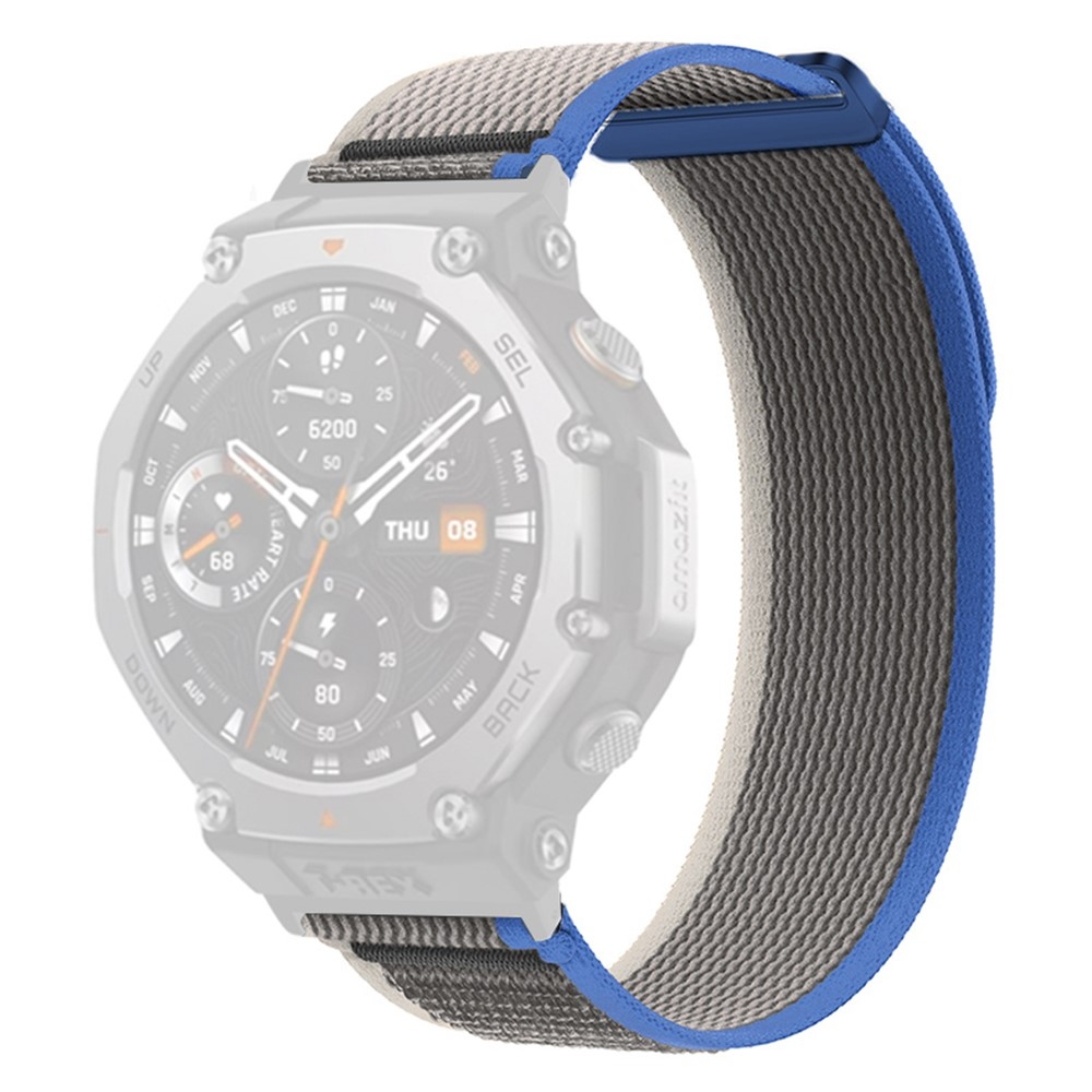 Strappe nylonový remienok na Amazfit T-Rex 3 - modrý/sivý