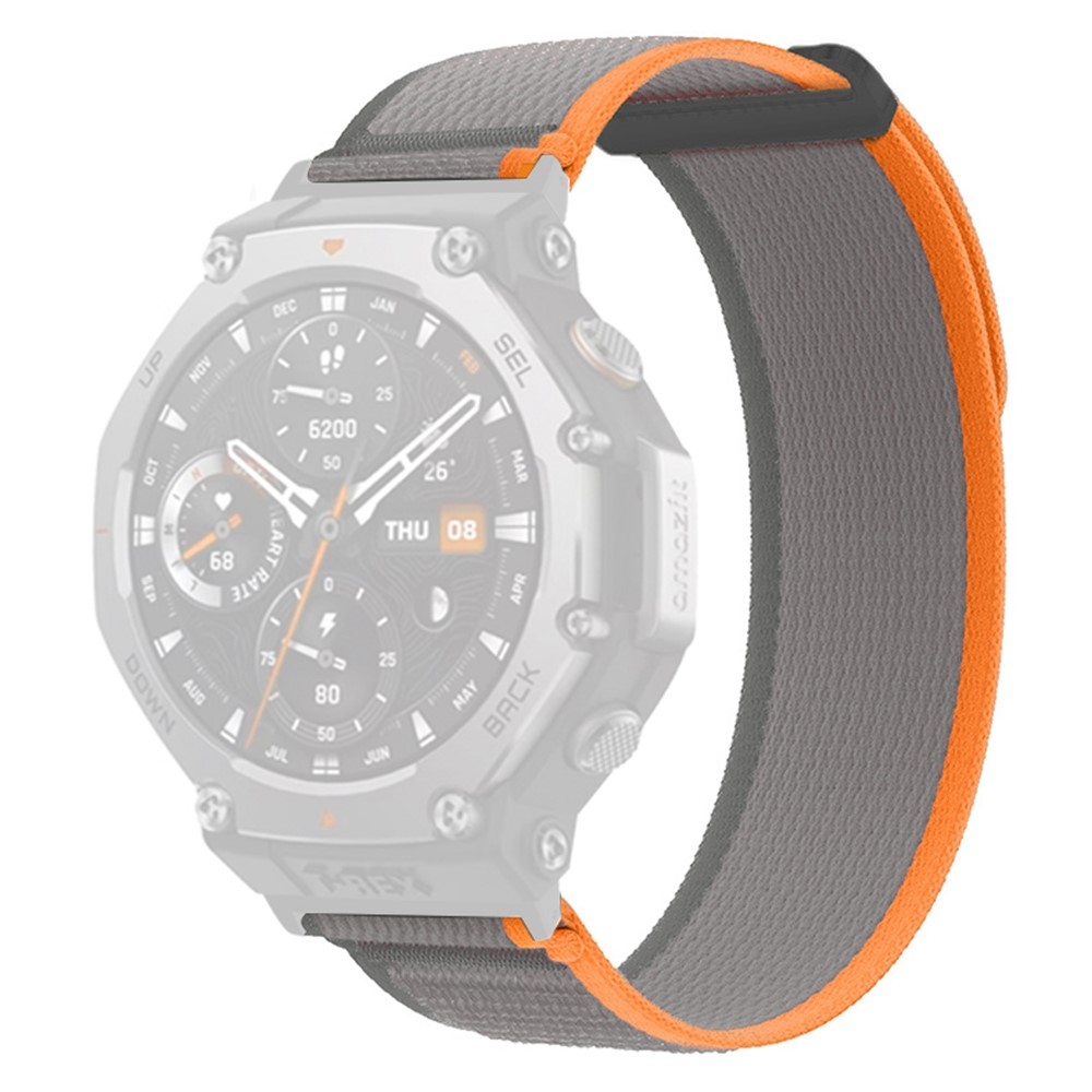 Strappe nylonový remienok na Amazfit T-Rex 3 - oranžový/sivý