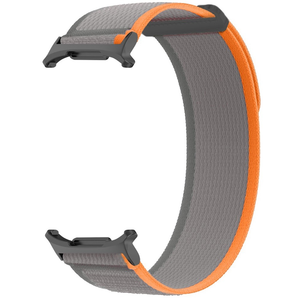 Strappe nylonový remienok na Samsung Galaxy Watch Ultra (2025) 47mm - oranžový/sivý