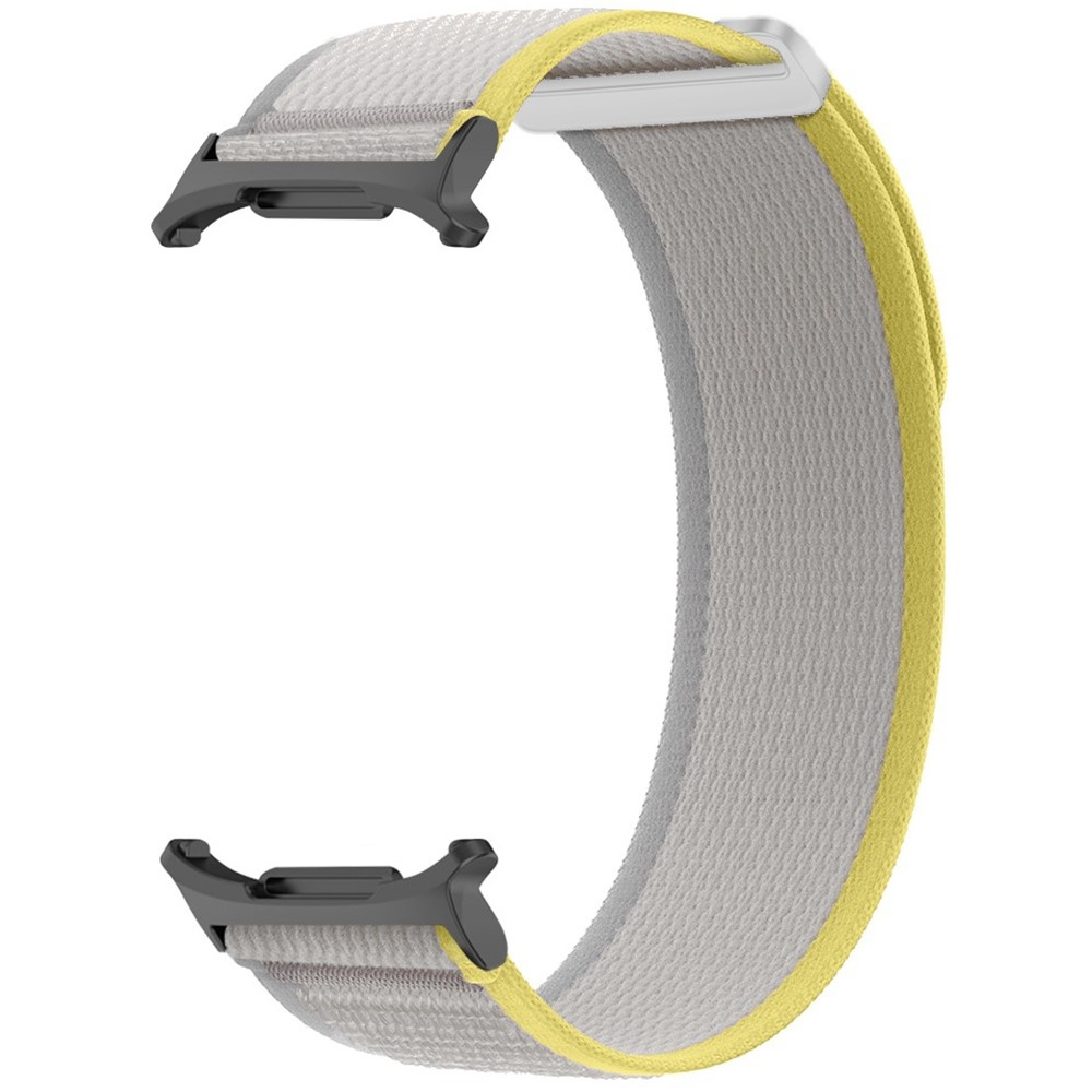 Strappe nylonový remienok na Samsung Galaxy Watch Ultra (2025) 47mm - žltý/sivý