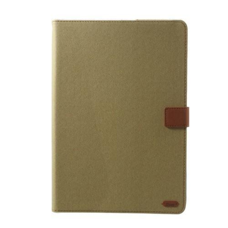 Style PU kožené puzdro na iPad Pro 10.5 - khaki