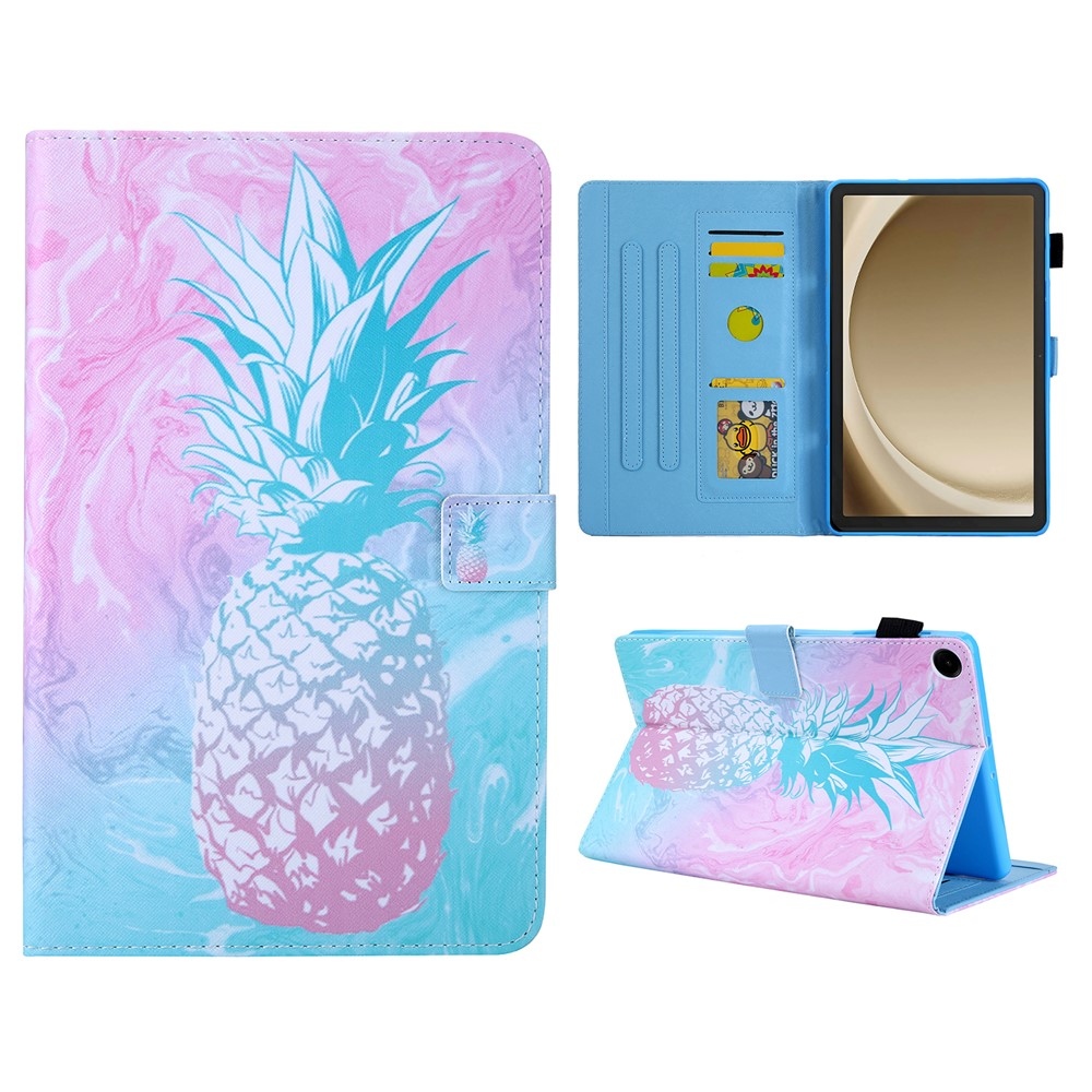 Stylish chytré zatváracie púzdro na Samsung Galaxy Tab A11+/Tab A9+ - ananás 1