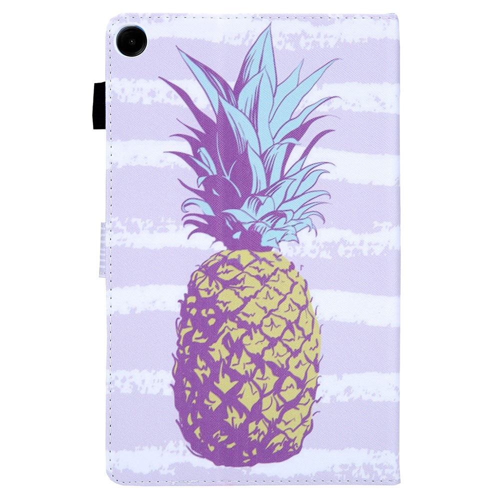 Stylish chytré zatváracie púzdro na Samsung Galaxy Tab A11+/Tab A9+ - ananás