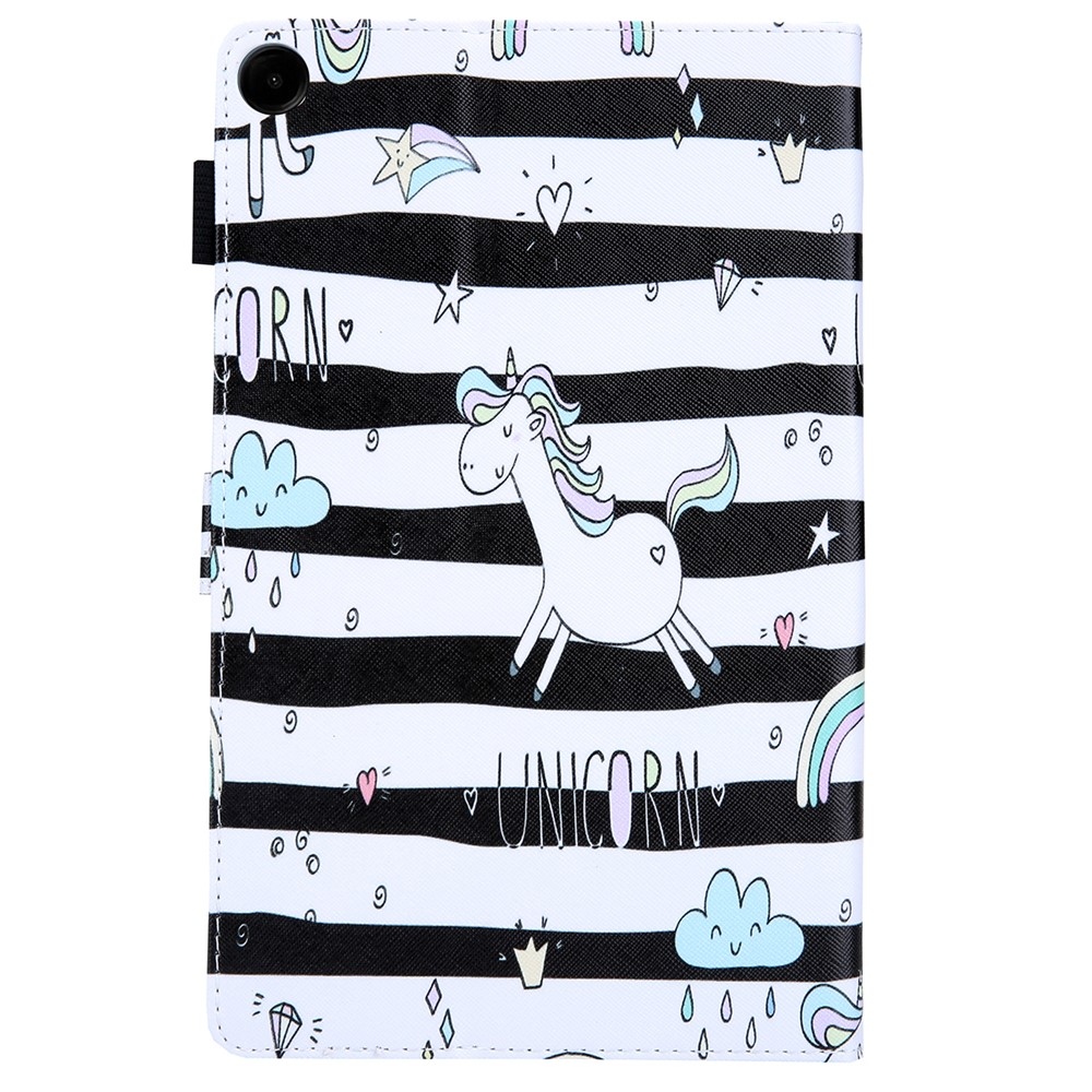 Stylish chytré zatváracie púzdro na Samsung Galaxy Tab A11+/Tab A9+ - jednorožec