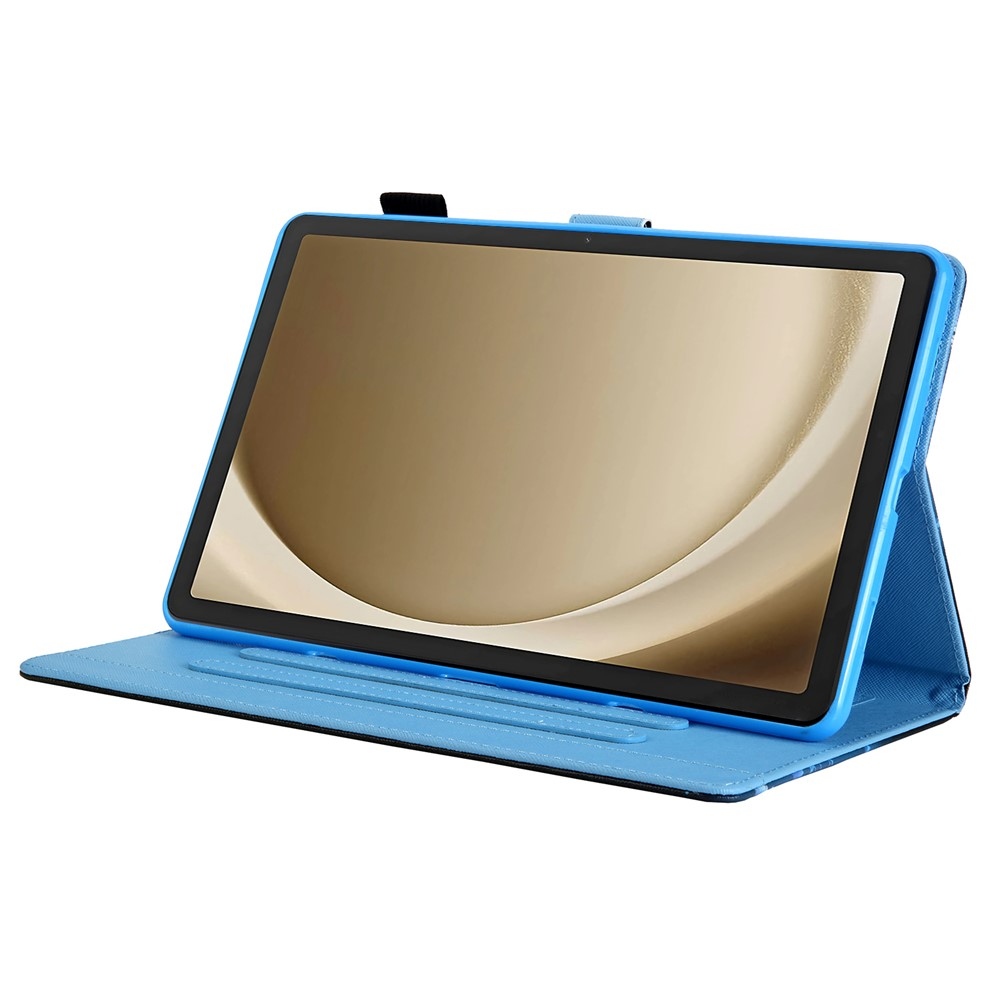 Stylish chytré zatváracie púzdro na Samsung Galaxy Tab A11+/Tab A9+ - ružový motýľ a gerbera