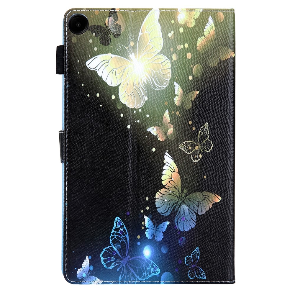 Stylish chytré zatváracie púzdro na Samsung Galaxy Tab A11+/Tab A9+ - zlatí motýle