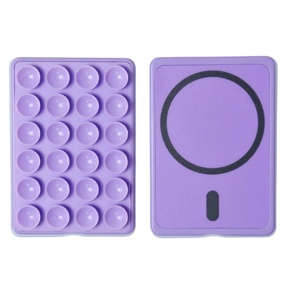 Suction MagSafe držiak s prísavkami pre mobilné telefóny - fialový