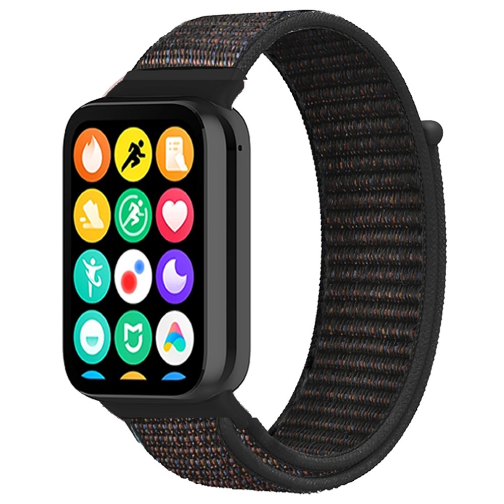 Suit nylonový remienok na Xiaomi Smart Band 10 Pro/9 Pro/8 Pro/Redmi Watch 6/5/4 - čierny