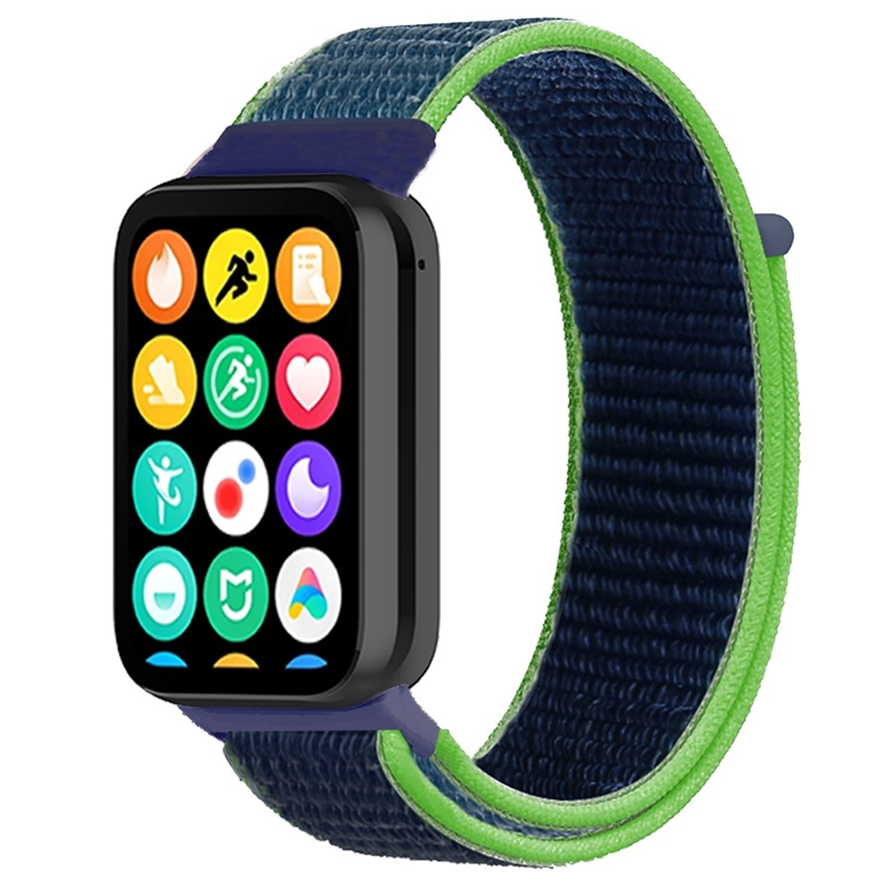 Suit nylonový remienok na Xiaomi Smart Band 10 Pro/9 Pro/8 Pro/Redmi Watch 6/5/4 - svetlozelený
