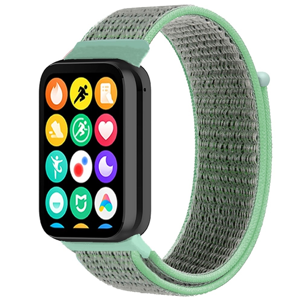 Suit nylonový remienok na Xiaomi Smart Band 10 Pro/9 Pro/8 Pro/Redmi Watch 6/5/4 - zelený
