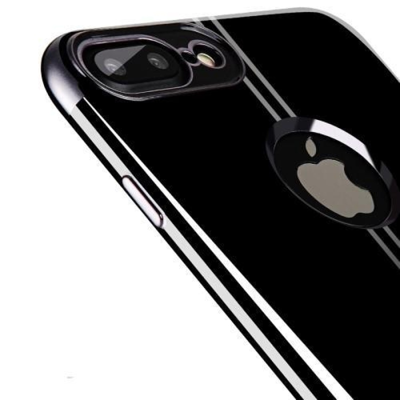 Sulo štýlový gélový obal na iPhone 8 Plus a iPhone 7 Plus - sivý