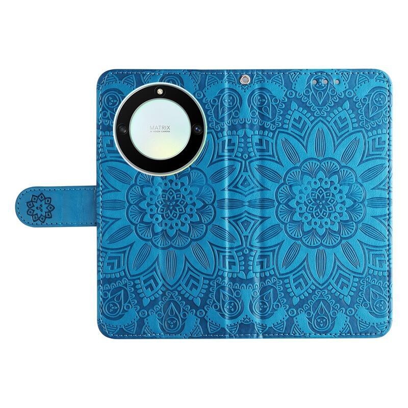 Sunflower knižkové puzdro na Honor Magic 5 Lite 5G - modré