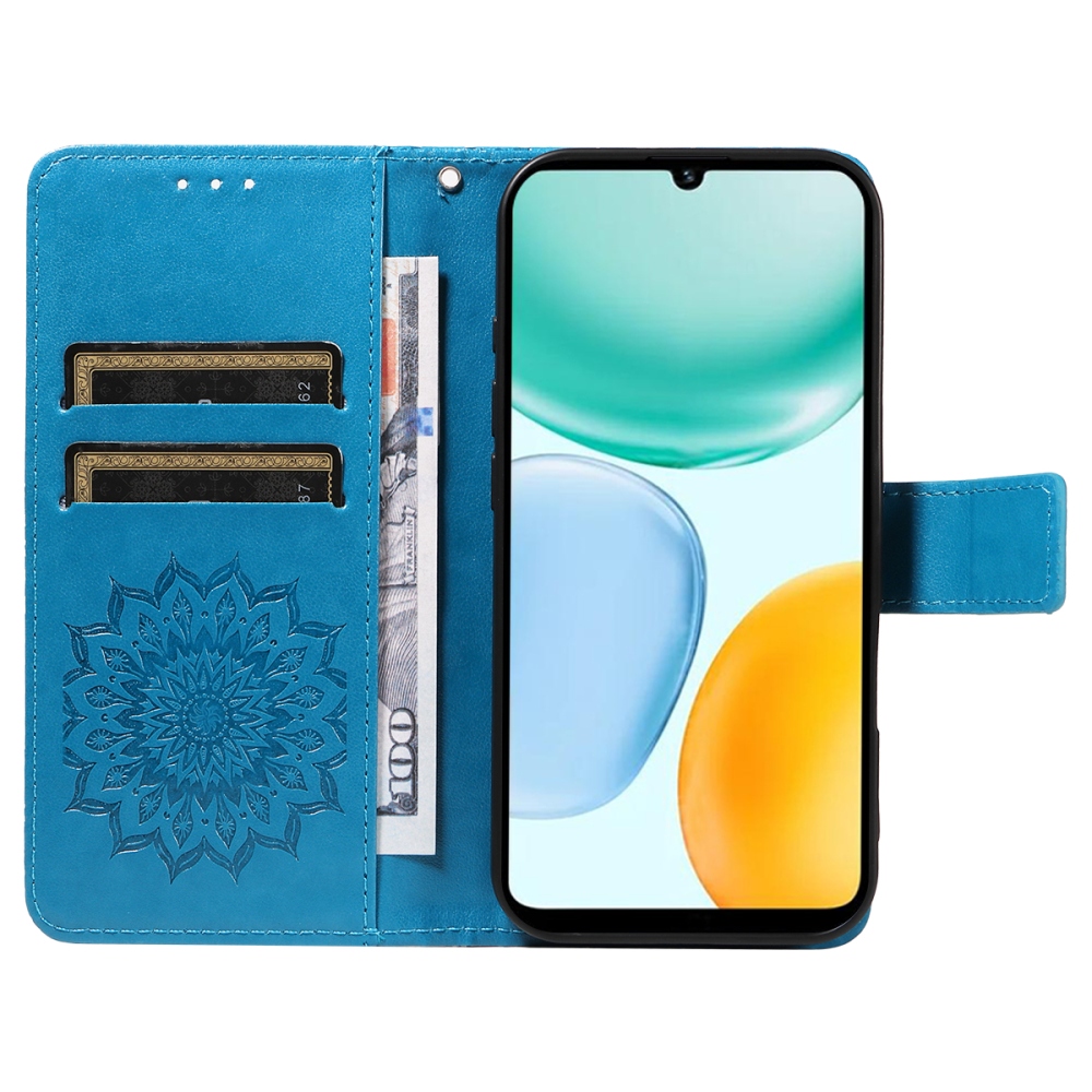 Sunflower knižkové puzdro na Honor X5c Plus - modré