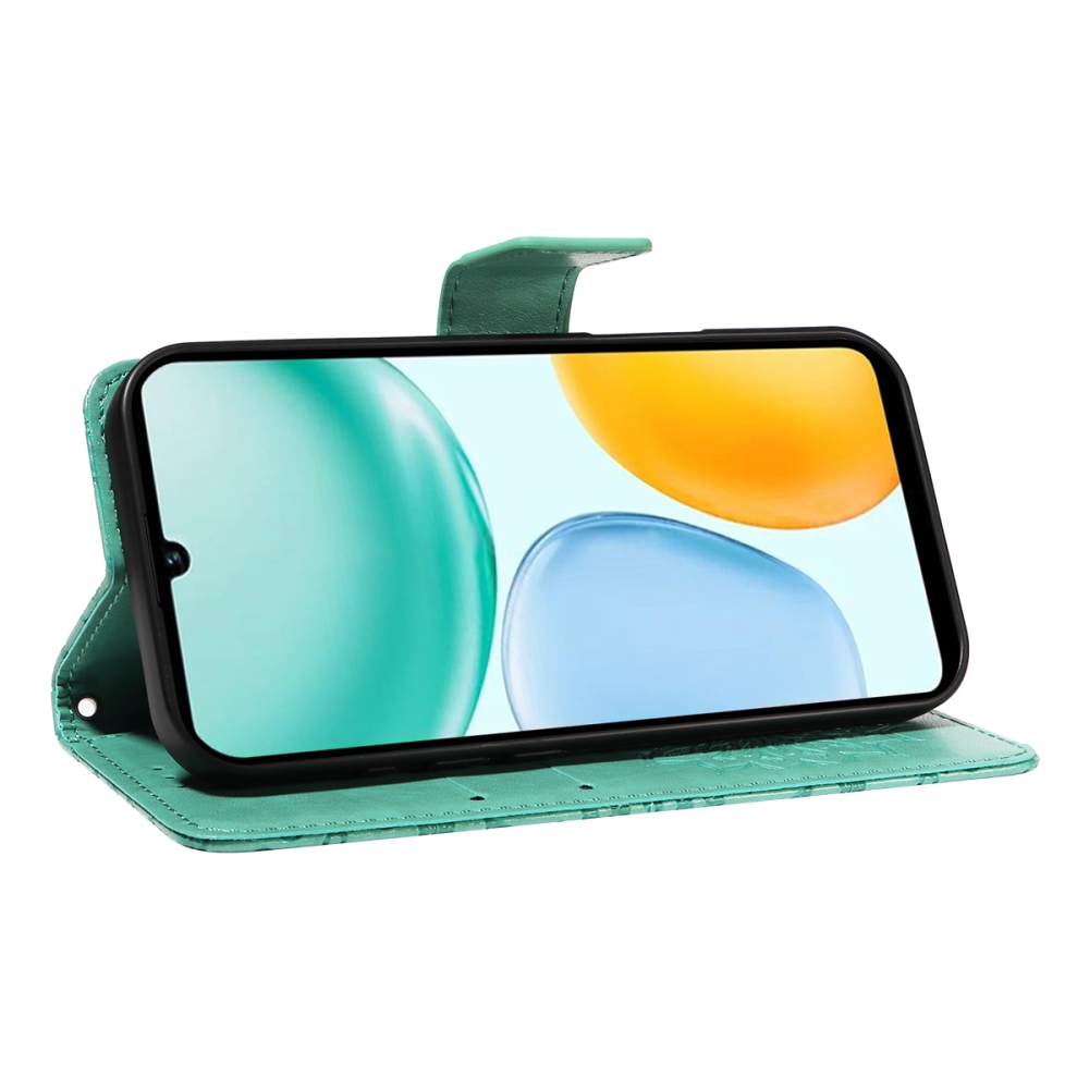 Sunflower knižkové puzdro na Honor X5c Plus - modrozelené