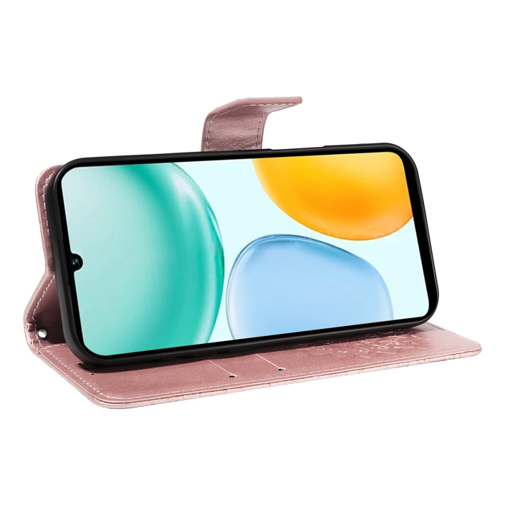 Sunflower knižkové puzdro na Honor X5c Plus - ružovozlaté